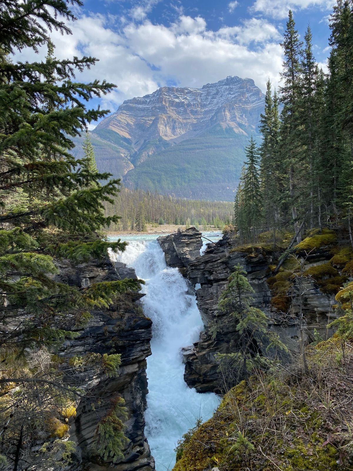 Athabasca Falls — Banff Journey Icefields Parkway tour