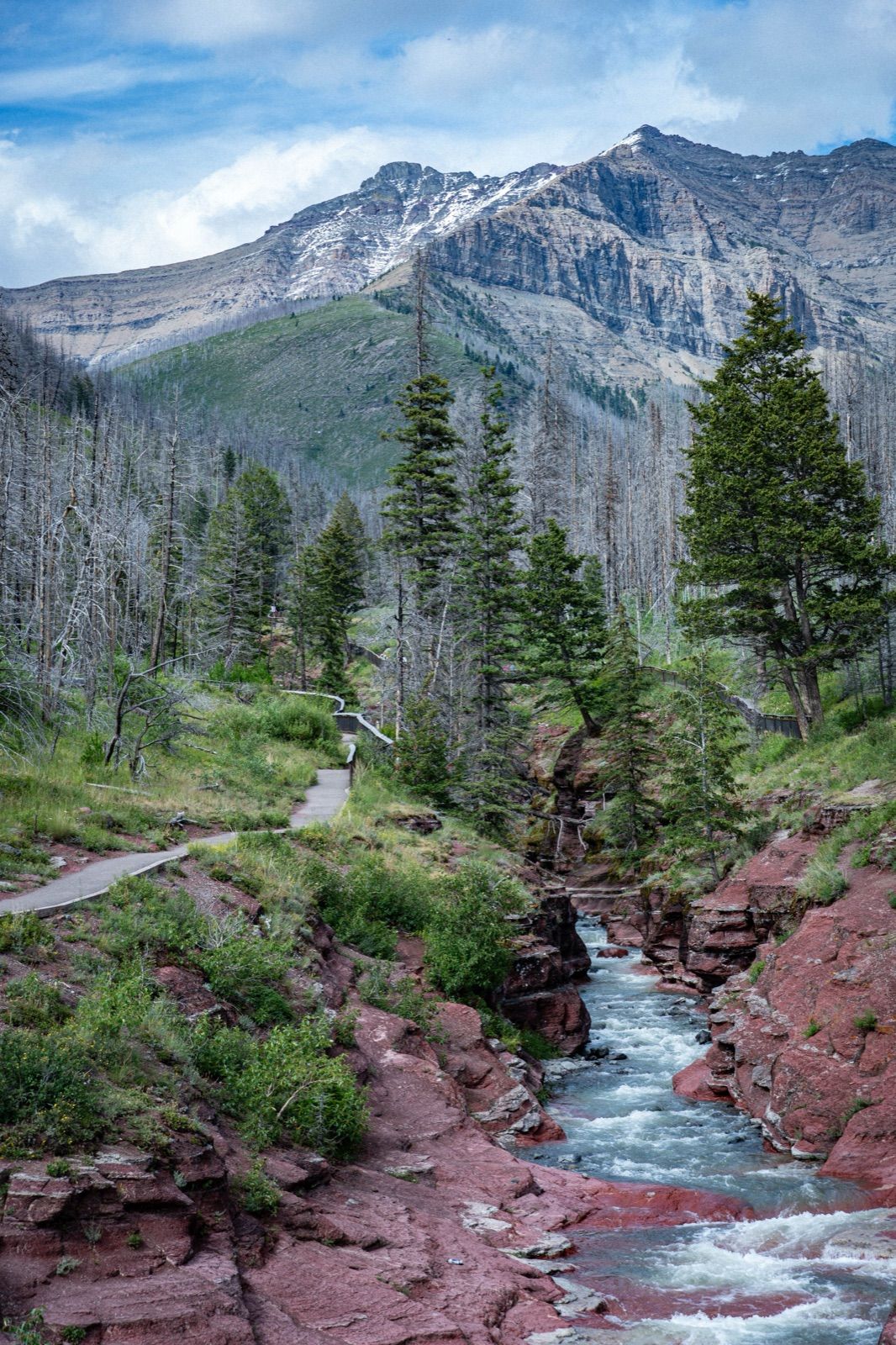 Red Rock Canyon in Waterton — Banff Journey Waterton Lakes tour